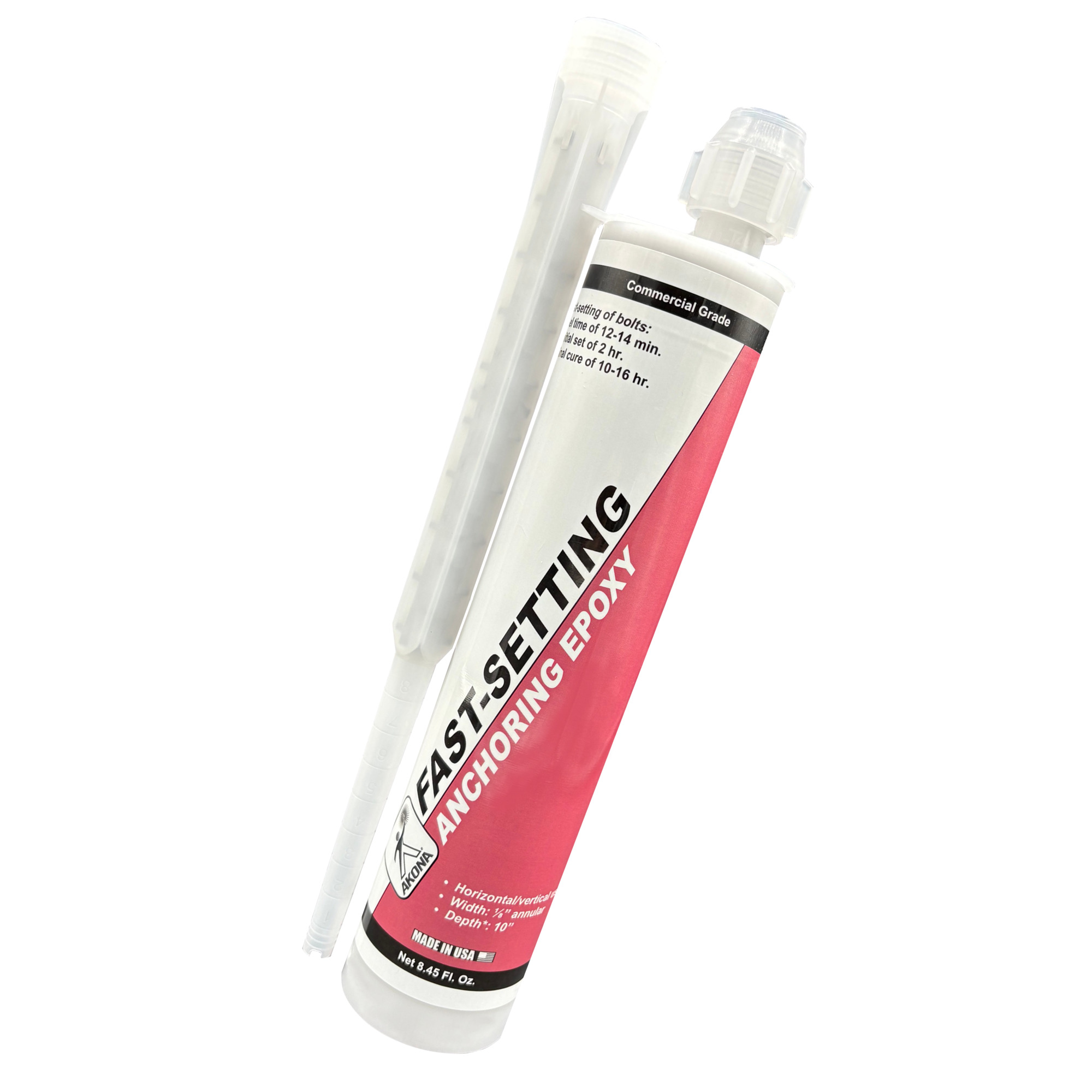 Akona Fast-Setting Anchoring Epoxy, 8.45 Fl. Oz., Model #120438